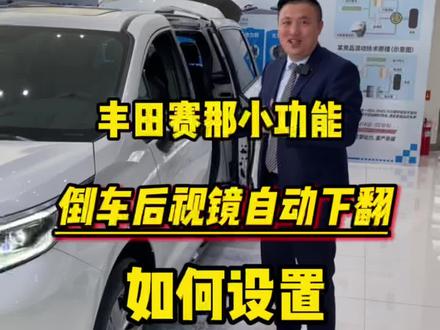 倒车后视镜下翻,你学会了吗?#赛那