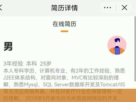 #简历 #360行 #找工作的看过来 #写简历 #简历模板 hrp实施工程师