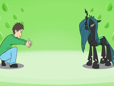 如何抱抱虫茧女王呢? #小马宝莉 #二次元 #童年动画 #动漫