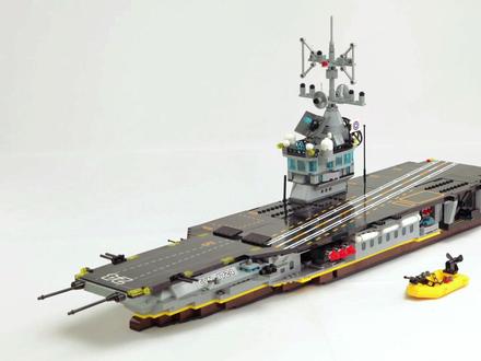 启蒙军事拼装#航母模型军舰积木#男孩子模型#儿童送礼玩具#乐高积木 #益智玩具