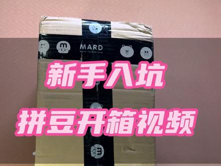 新手入坑,拼豆开箱视频 #拼豆 #开箱 #手工 #新手上路 #mard