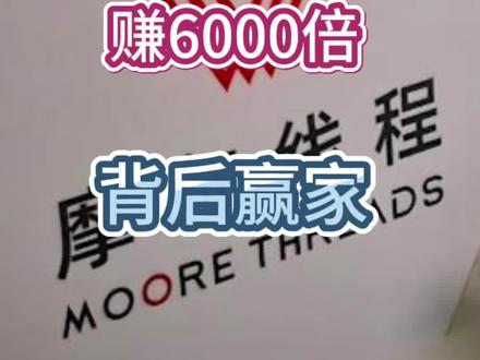 摩尔线程的最大赢家
#摩尔线程 #VC #PE #IPO #A股