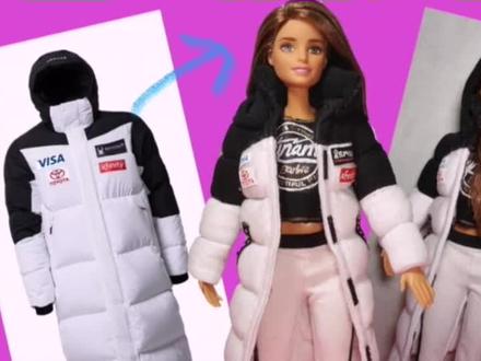 明星人手一件的羽绒服原来是它,给芭比也做一个