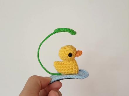 可爱的立体小鸭子装饰发夹钩针编织教程,小黄鸭发饰钩针编织教程#发夹钩织教程 #鸭子钩针编织教程 #手工diy #钩针教程 #钩针编织