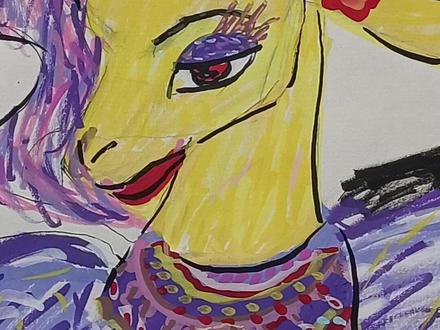 《夏奇羊》杨晴岚 6岁 《夏奇羊》杨晴岚 6岁
赞叹孩子天生的色彩感!#疯狂动物城 #夏奇羊#画画 #动漫 #小学生 #儿童画