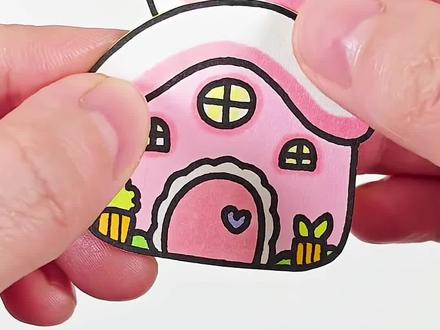 自制小兔之家手帐#手帐 #原创手绘 #小兔兔🐰 #手工diy #画画