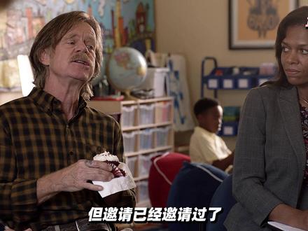 弗兰克的封神名场面之一、家长会。 #无耻之徒shameless #美剧