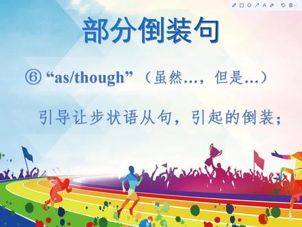 秒懂英语语法:"as/though引导让步状语从句”引起的部倒装#英语语法学习 #中学生英语