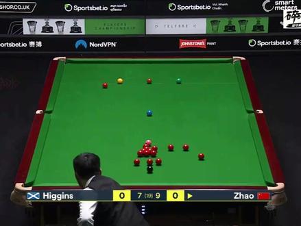 10-7捧杯!赵心童逆天长台、强势干掉希金斯,夺排名赛第5冠 #2026年球员锦标赛 #赵心童夺冠