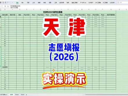2026年天津高考志愿,千万注意,50个专业组填错一个就滑档 2026年天津高考志愿|千万注意!天津考生别再大意,50个院校专业组志愿,填错1个就可能滑档,高分也白考!#高考志愿填报 #志愿填报 #天津高考 #2026高考
