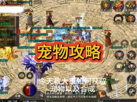 宠物获取以及合成攻略#原始传奇手游