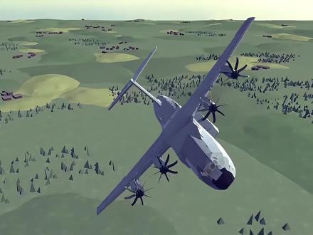 飞机模拟器49(大飞马航空) #飞机模拟器 #233乐园