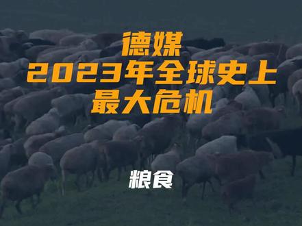 【德媒:2023年全球史上最大危机,粮食】因乌克兰危机...
文字来源:李牧 ©文字版权归原作者所有
本内容为原作者独立观点,不代表本账号立场
#危机 #粮食 #全球 #联合国世界粮食计划署