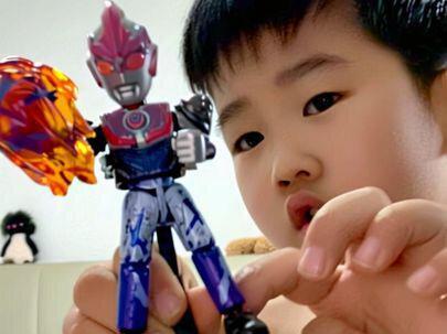 说要当玩具博主,自己录的拼装视频😃#玩具分享 #布鲁可奥特曼 #布鲁可积木