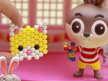 儿童亲子益智水雾魔法珠,一起动手做只呆萌的小猫咪吧! #水雾珠 #水雾魔珠 #抖音 #手工