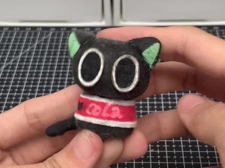 一张洗脸巾就能做的罗小黑捏捏 #罗小黑#罗小黑战记#自制捏捏