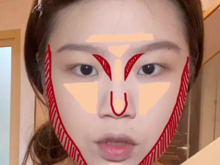 还在为大脸盘子困扰的集美都快来学这个超详细的立体修容教程#修容教程 #圆脸 #大脸盘子