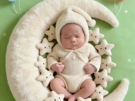 耶~足不出户也能预制宝宝百天照啦!#豆包ai #豆包出大片有两把刷子#百天照 #满月照 百天照ai指令 宝宝满月照ai教程#ai满月照