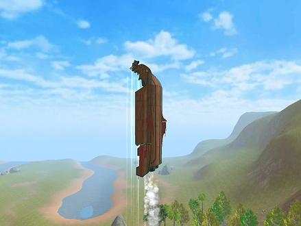 普通玩家没必要做飞船 #创造与魔法 #载人航天 #游戏日常 #游戏视频