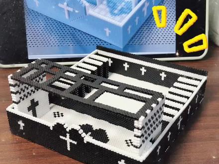 我就说拼豆万物皆可拼吧,这下好了,完美诠释什么叫羊毛出在羊身上!大家还有什么好玩又实用的拼豆发来让我挑战一下!#拼豆小天才 #拼豆 #拼豆图纸 #收纳 #diy