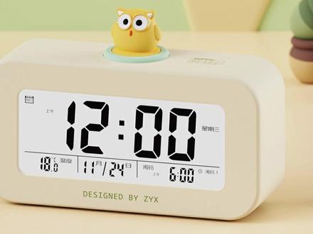 开启整点报时功能,关闭报时功能,温度显示模式切换方法