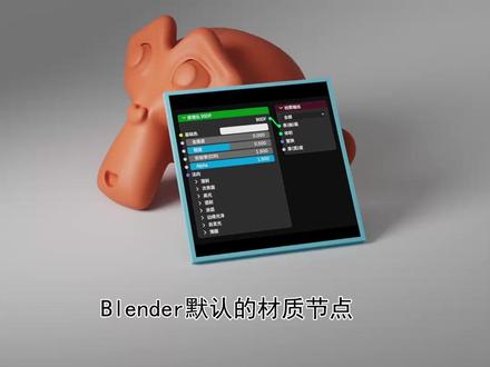 Blender默认材质参数演示 默认的原理化BSDF节点能做出什么效果?希望这个视频可以给#blender #blender教程 #建模 #渲染 #3d建模