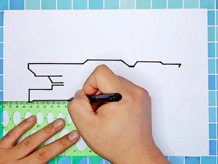 科幻武器简笔画教程电磁脉冲枪画法教学,科技武器简笔画#科幻画 #简笔画 #马克笔绘画 #创意 #未来武器简笔画 #科幻武器画法 #能量抢画法 #武器简笔画 #科技简笔画 #少儿美术