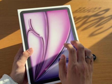 Air和标准版到底咋选?沉浸式开箱紫色iPad Air7! #Air7 #iPad #ipad #苹果平板 #平板电脑