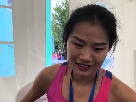 女子第一名朱冰莹@爱跑步的朱冰莹 1:14:40—-2023石家庄鹿泉半程马拉松比赛大放异彩,热烈祝贺🎉🎉🎊🎊#石家庄 #马拉松 #活动现场 #跑步 @抖音小助手