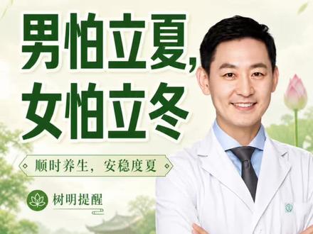 今天立夏,古人说:男怕立夏,女怕立冬 #立夏 #中医博士后李树明