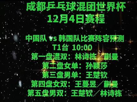 2025成都混团世乒赛