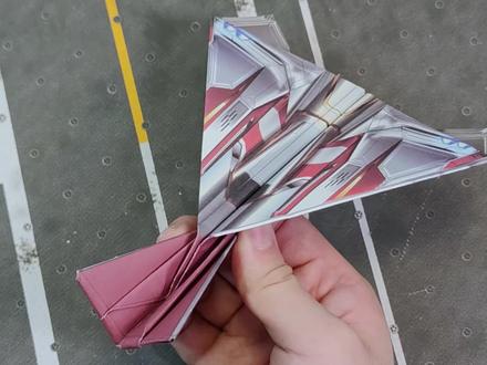 教大家折窜天猴纸飞机 可以旋转飞行的纸飞机#折纸教程 #纸飞机 #手工diy #亲子手工 #抖音折纸