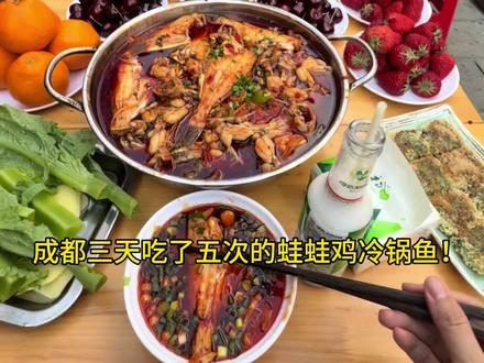 成都三天吃了五次的蛙蛙鸡
#蛙蛙鸡冷锅鱼 #蛙蛙鸡 #抖音美食推荐官 #为城市美食打call