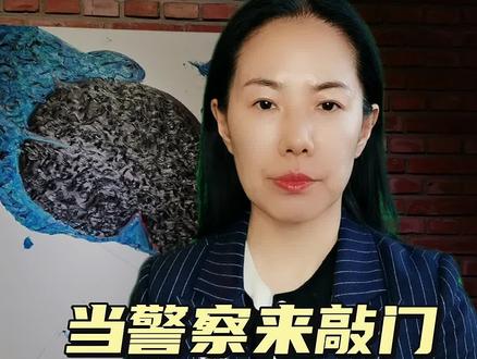 当警察来敲门,记住四点不要慌!#@抖音小助手 #律师咨询 #家事律师 #普法宣传