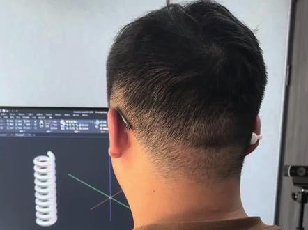 CAD绘制三维弹簧#cad教程 #cad画图