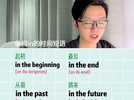 每日英语:in the开头表示时间的短语汇总,简单实用,适合启蒙零基础 #创作灵感 #每日英语 #英语口语 #零基础英语 #英语启蒙 @DOU+小助手