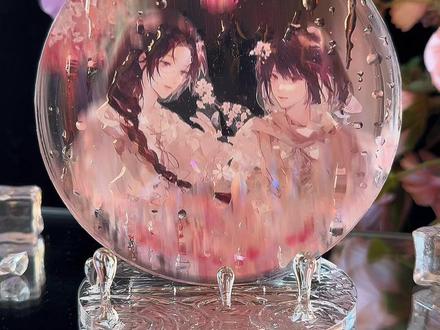 用光栅卡做出下雨天流麻 #流麻 #谷美 #手工