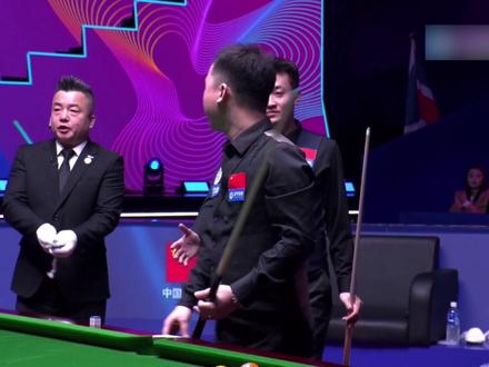 楚秉杰21:15强势登顶,冠军奖金500万,最后剧情太搞笑 #台球 #楚秉杰 #赵汝亮