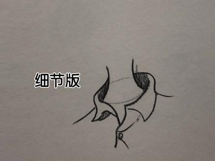衣领画法#素描 #画画 #画衣领 @DOU+小助手