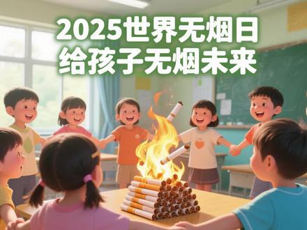 #上热门#无烟日#今天是世界无烟日,始于1987年世界卫生组织(WHO)的倡议,定于每年5月31日为“世界无烟日”,旨在呼吁全球关注烟草危害,并强调保护青少年健康,与“国际儿童节”相邻形成呼应。选择这一日期,既是对吸烟危害的警示,也寄托了对下一代免受烟草侵蚀的期望。今年的主题为“戳穿诱惑:揭露烟草和尼古丁製品行业的策略”,通过控烟海报、短视频大赛、无烟家庭承诺等形式传播健康理念。全球多地开展禁烟立法,创建无烟公共场所,医院设立戒烟门诊并提供科学支持,强调电子烟等新型尼古丁产品的隐蔽危害。中国近年加强控烟条例,禁止电子烟调味剂,严控青少年接触烟草。“香烟袅袅很酷,害人性命无数。愿君远离烟毒,换来清新肺腑!”“吞云吐雾伤身损己,熄灭烟火拥抱安康。” 世界无烟日,海翔教育愿健康常驻,幸福代代相传!