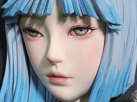 喜欢这张拽拽的脸 #粘土手工 #粘土教程 #粘土立体画