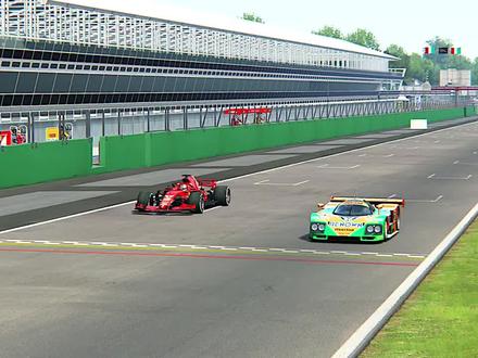 马自达787B挑战法拉利F1,你就是个弟弟!