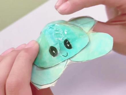 做变脸小章鱼🐙 #真实生活分享计划 #有趣的儿童手工作品 #画画教程