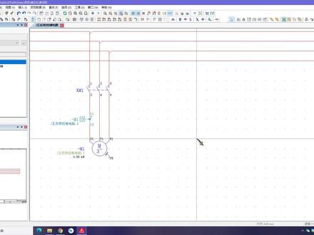 EPLAN入门 正反转电路的主回路绘制 #eplan #eplan教学 #电气 #自动化 #plc #电工