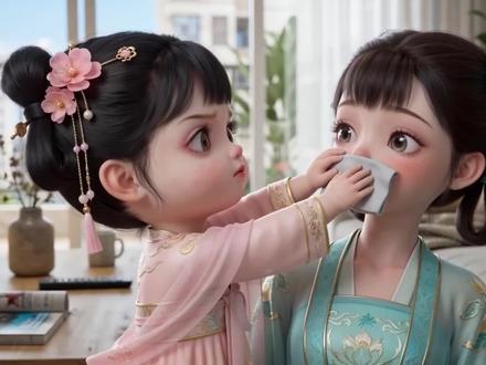 大唐兕子来敲门 #大唐兕子来敲门 #AI #萌宝