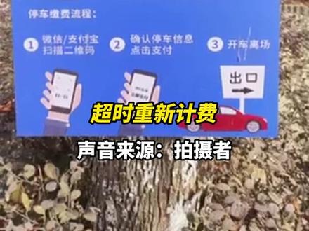 南召七彩欢乐谷停车场缴费后需1分钟内离场否则重新计费,拍摄者吐槽:“这么大个停车场1分钟能出去吗?”#社会百态 #停车 #缴费 #河南dou知道