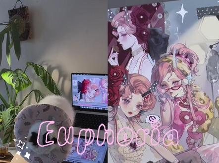 念念不忘,必有回响 #绘画 #vlog日常 #画画 #vlog #自由插画师