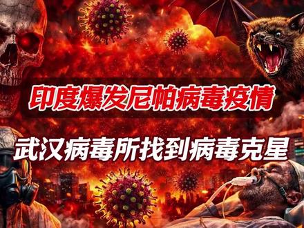 印度爆发尼帕病毒疫情,武汉病毒所找到病毒克星! #印度疫情 #尼帕病毒 #硬核知识局