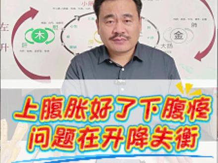 上腹胀好了下腹疼,问题在升降失衡 #中医 #中医科普 #健康科普破圈计划 #一听就懂得中医