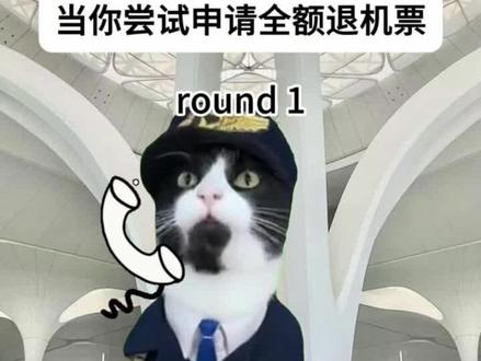 如何全额退机票教程
#meme猫表情包 #机票 #省钱攻略 #低价机票 #搞笑
